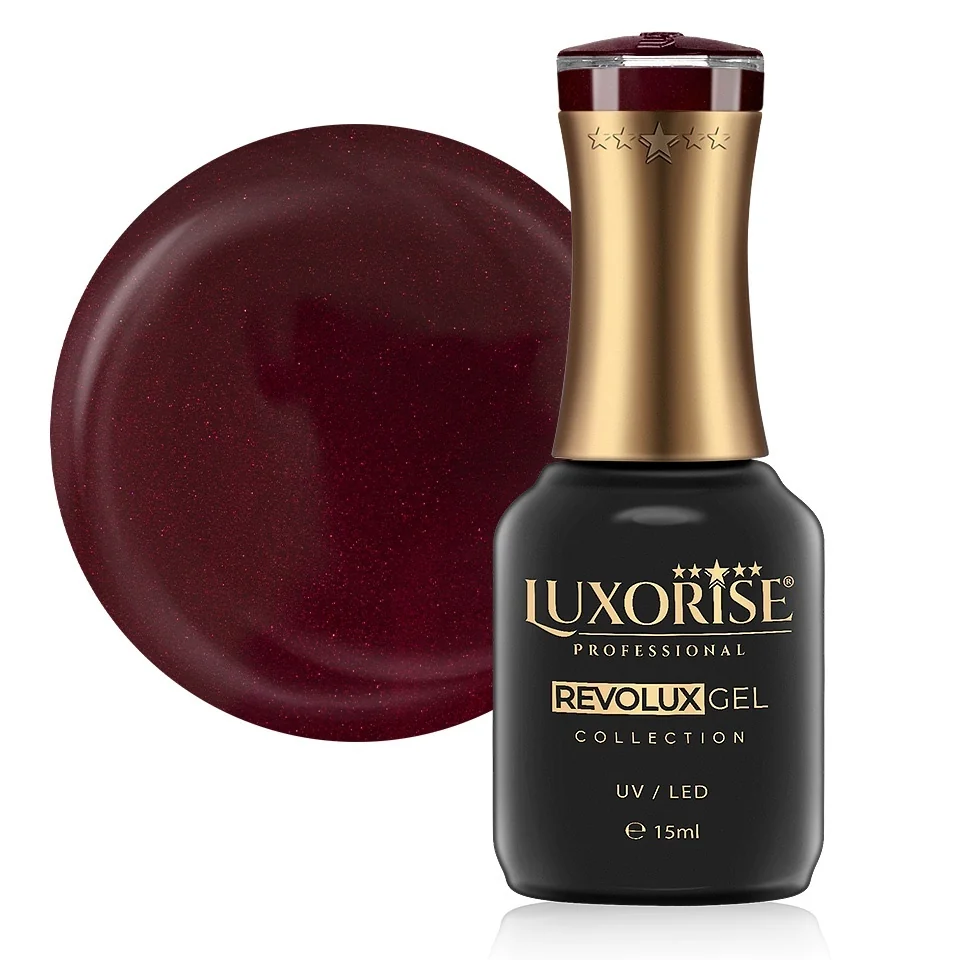 Oja Semipermanenta Revolux LUXORISE, Metallic Strawberry 15ml