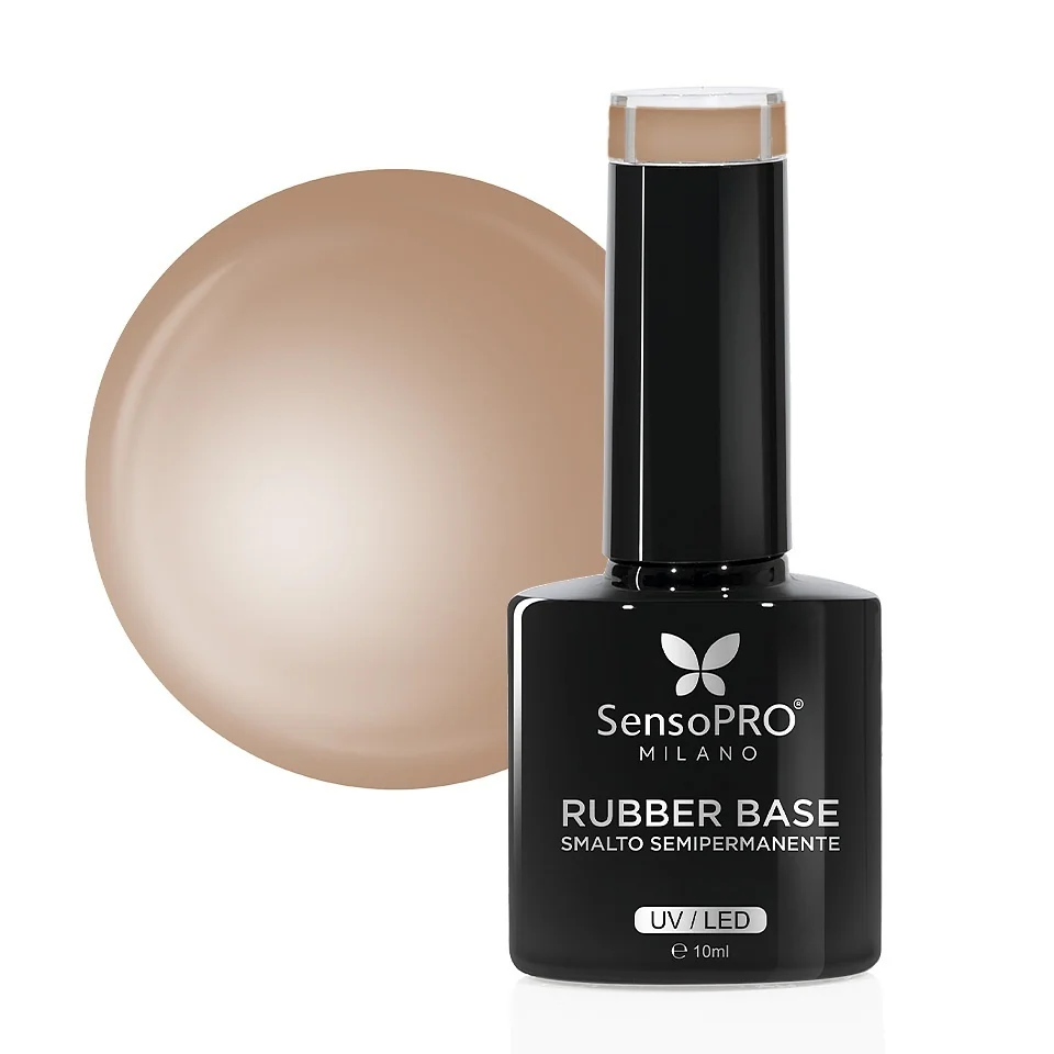 Rubber Base Gel SensoPRO Milano 10ml, #15 Sand Espresso