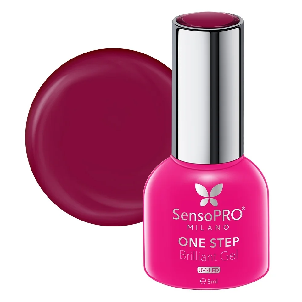 Oja Semipermanenta One Step Brilliant Gel SensoPRO Milano 8ml, Flawless Rose #15