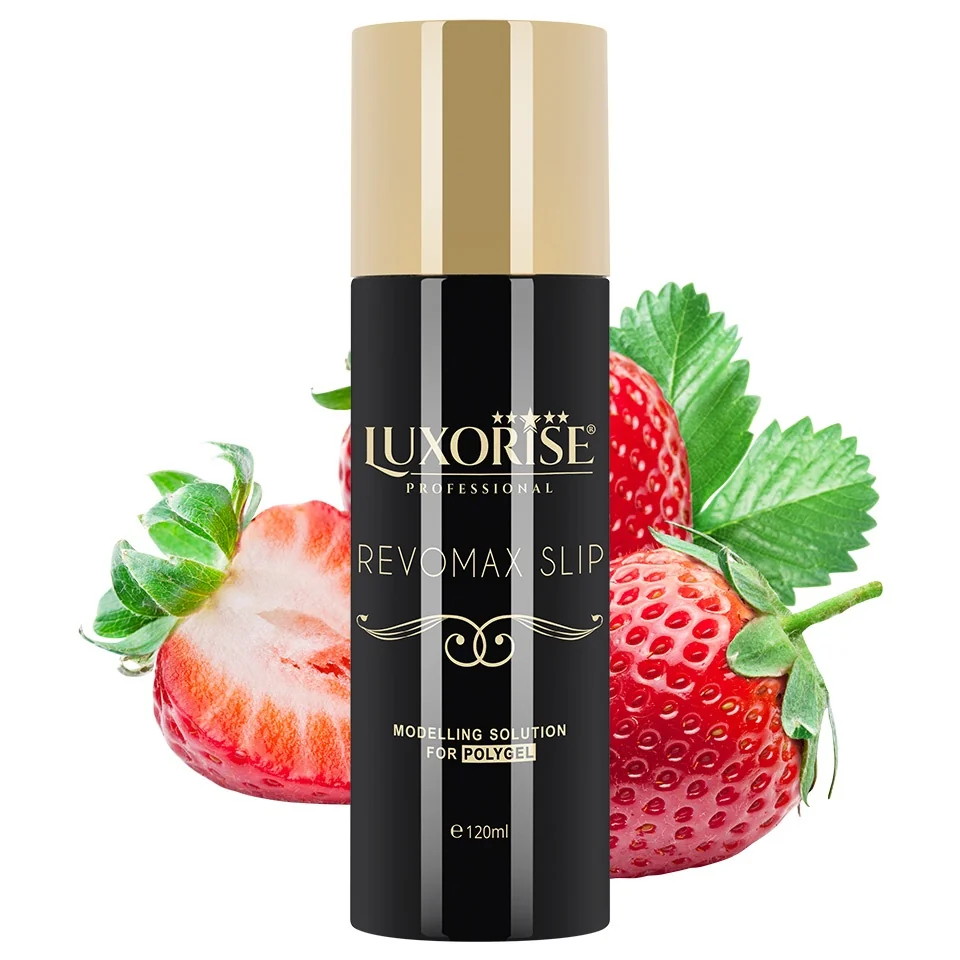 Solutie Modelare Polygel RevomaxSlip LUXORISE Strawberry 120ml