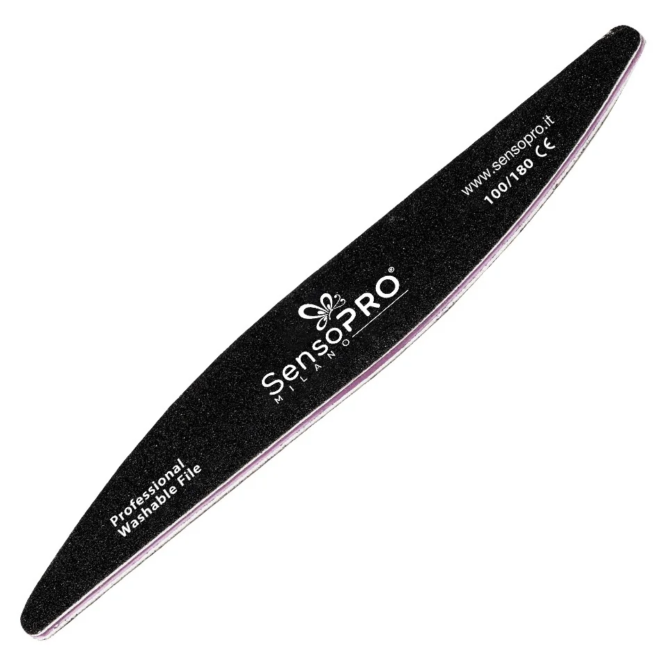 Pila Unghii Wave Granulatia 100/180 - SensoPRO Milano Negru