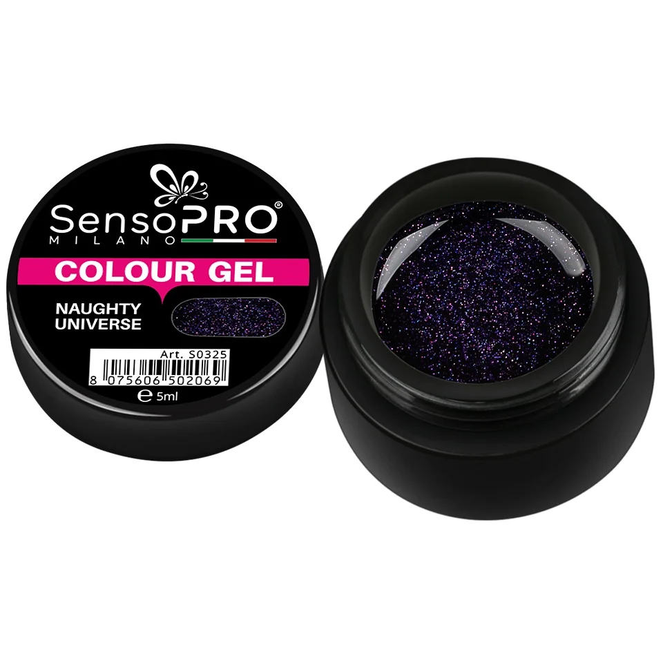 Gel Uv Colorat Naughty Universe 5ml, SensoPRO Milano
