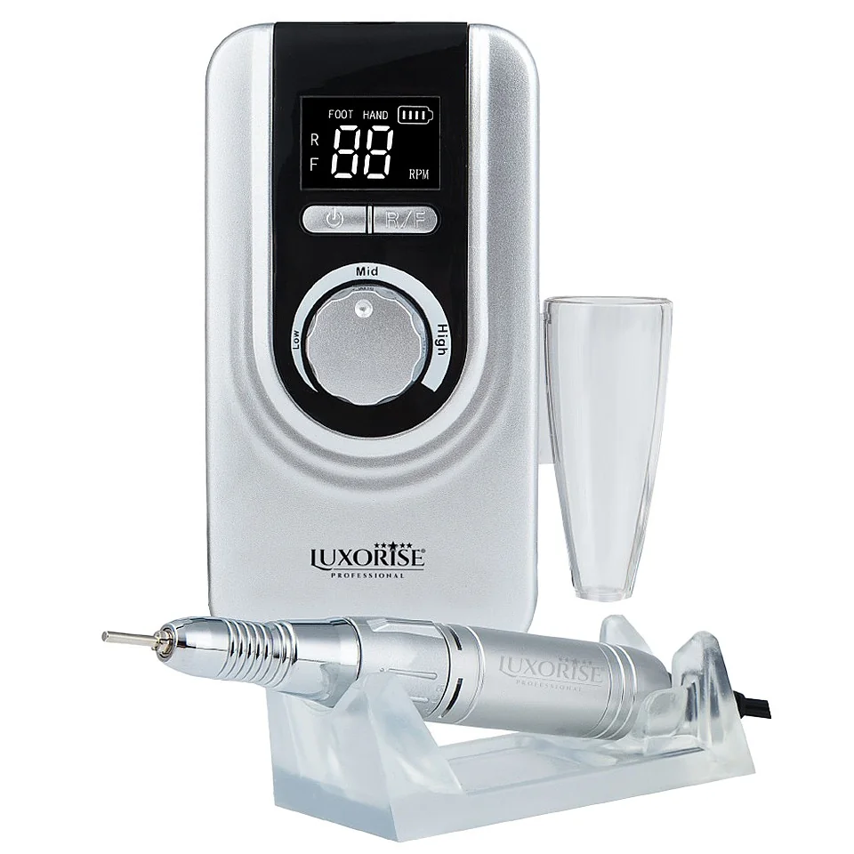 Pila Electrica Portabila Revolution Elite - Luxorise, 35.000 RPM, Silver