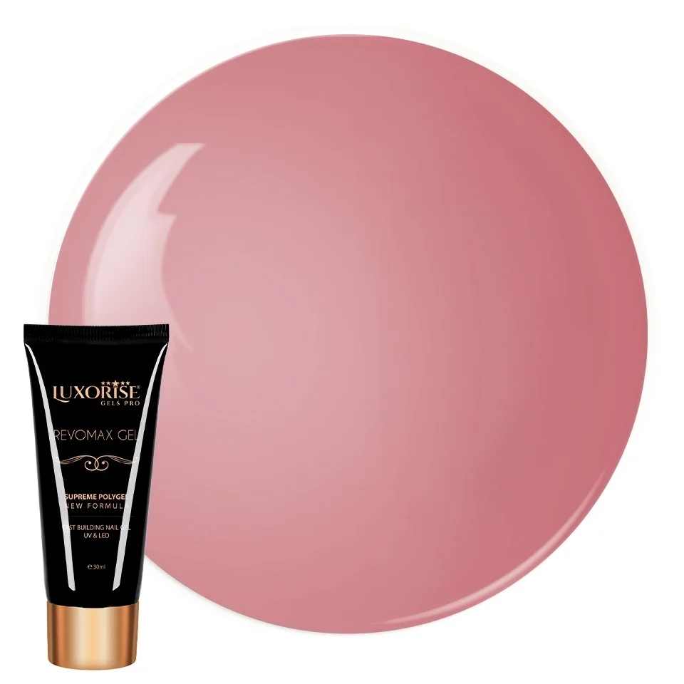 Polygel REVOMAX GEL LUXORISE Peachy Pink, 30ml
