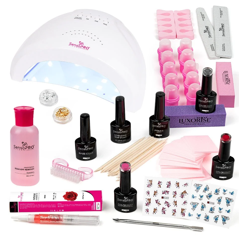 Kit Oja Semipermanenta SensoPRO Milano 10ml cu Lampa UV #02