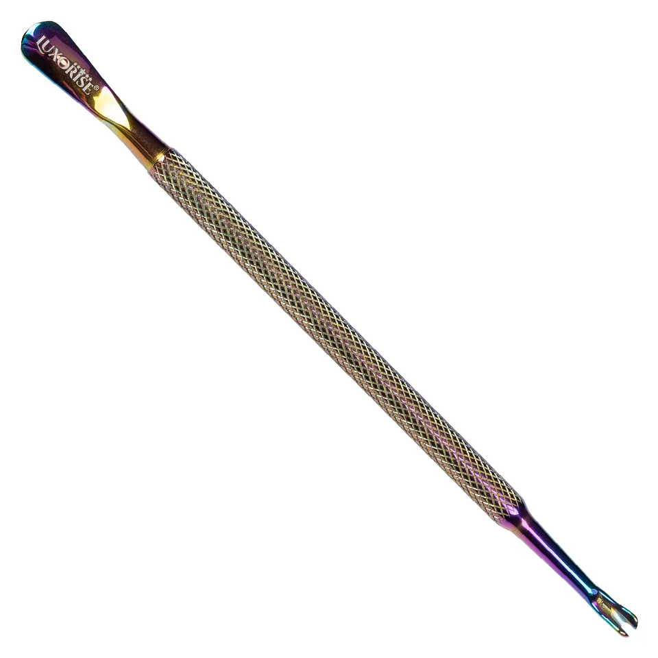 Instrument de Impins Cuticula &amp; Chiureta LUXORISE, Rainbow #04