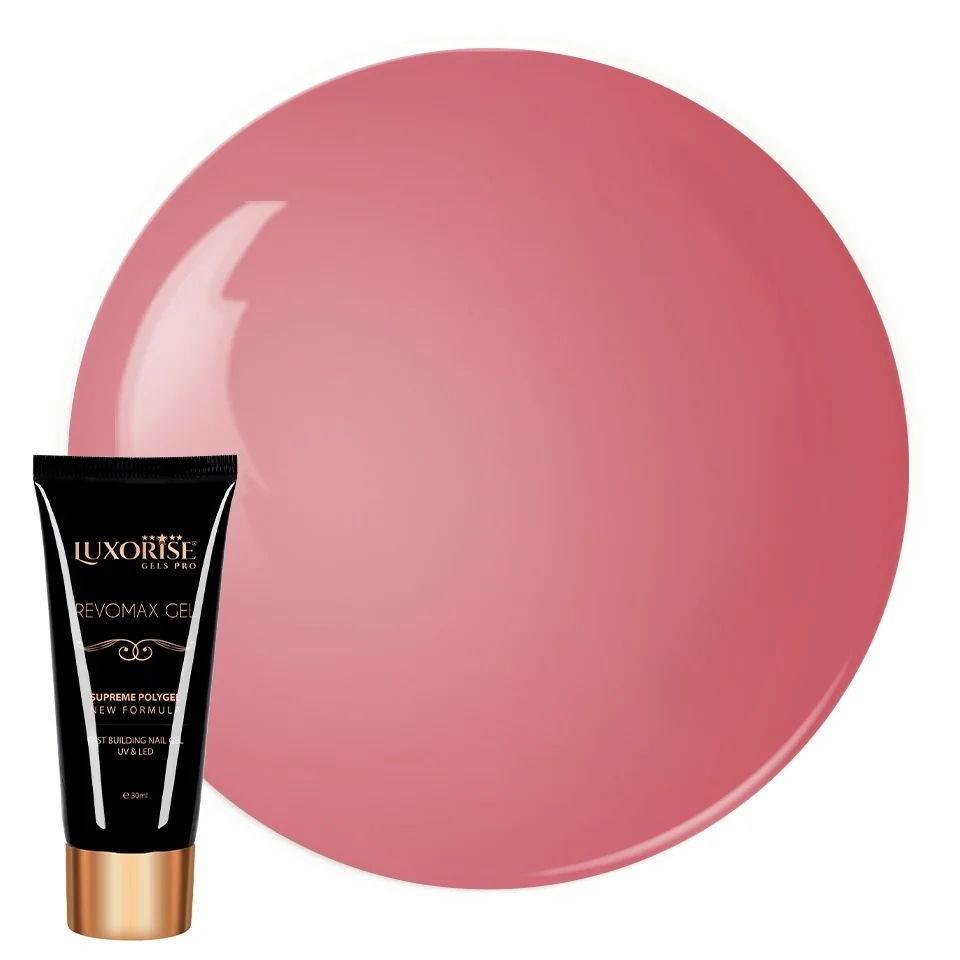 Polygel REVOMAX GEL LUXORISE Dusty Pink, 30ml