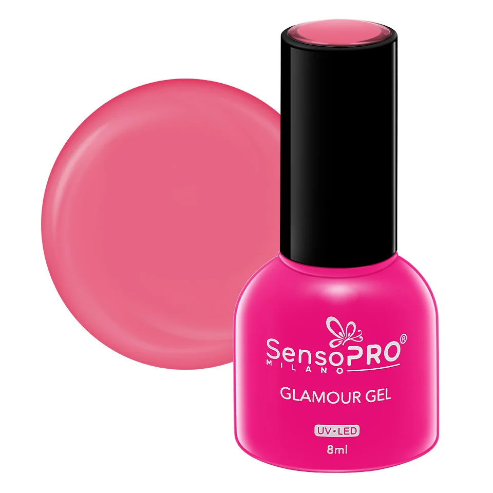 Oja Semipermanenta Glamour Gel SensoPRO Milano 8ml, Flash Utopia #90