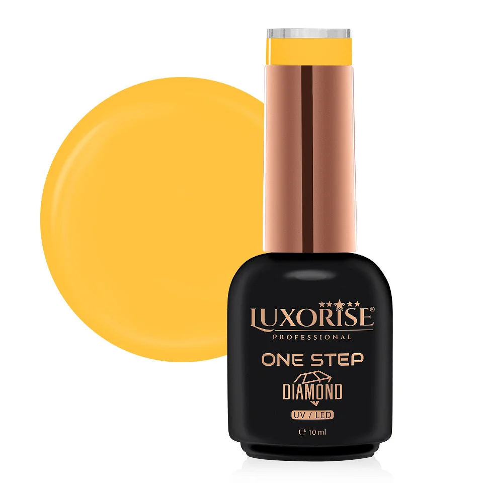 Oja Semipermanenta One Step Diamond Mango Flirt 10ml, LUXORISE