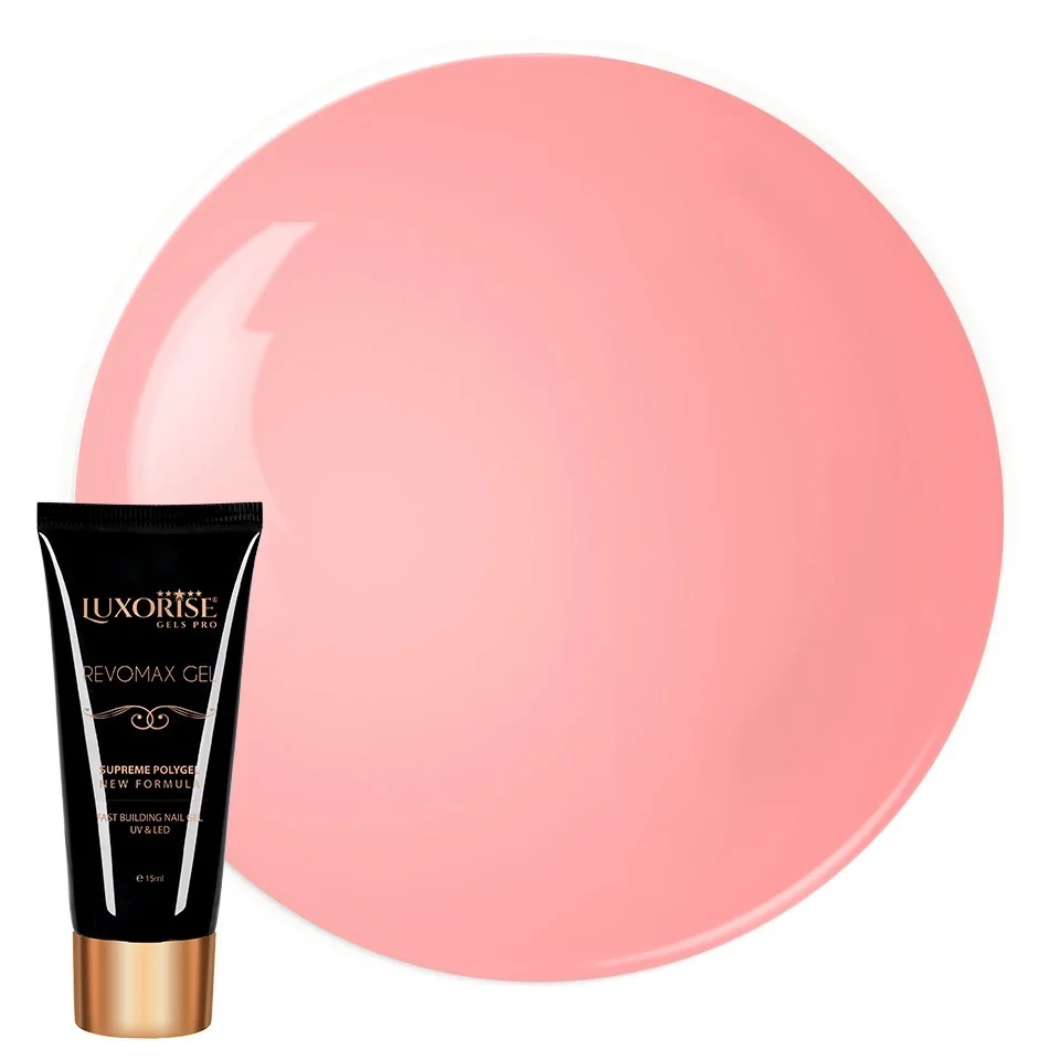 Polygel REVOMAX GEL LUXORISE Peach Mousse, 15ml