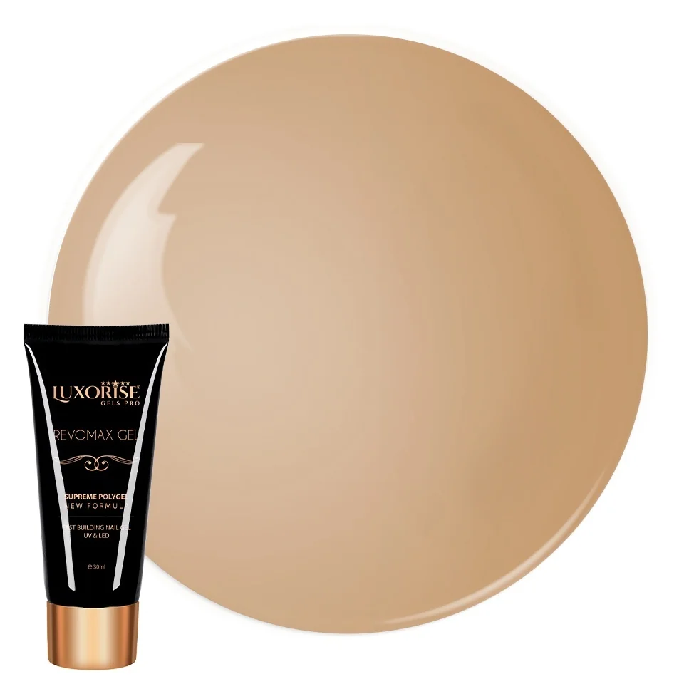 Polygel REVOMAX GEL LUXORISE Nude Chocolate, 30ml
