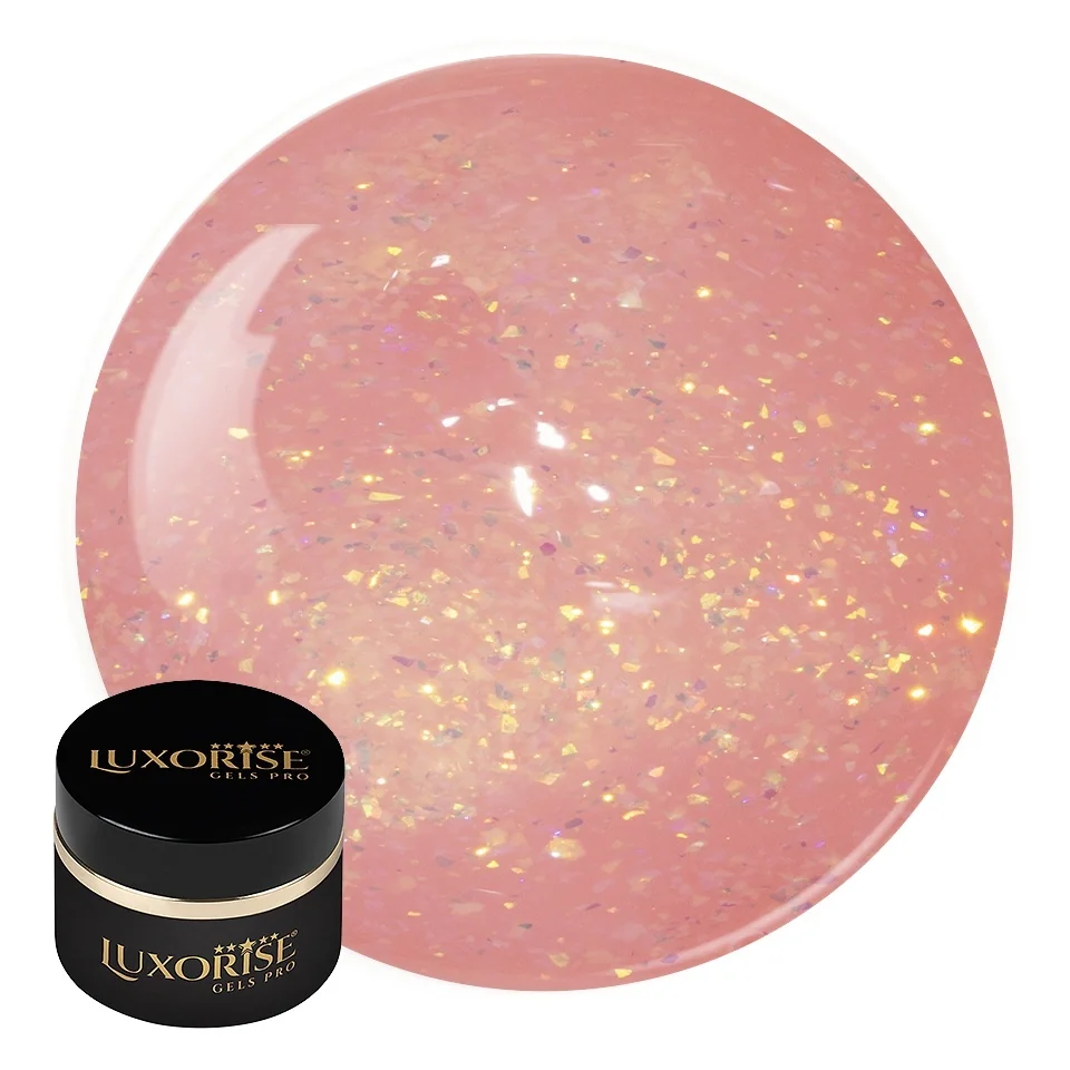 Gel UV Constructie Unghii RevoFlex LUXORISE 30ml, Diamond Drops