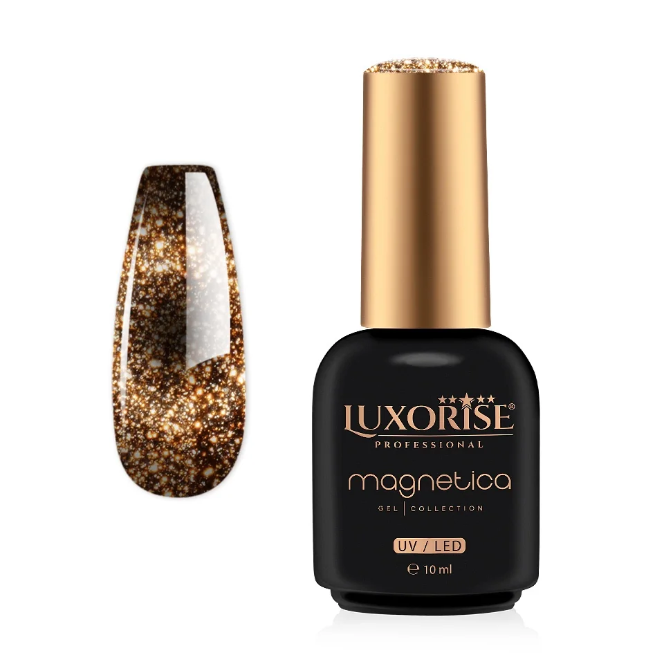 Oja Semipermanenta LUXORISE MAGNETICA - Mesmerizing, Blazing Cocoa 10ml