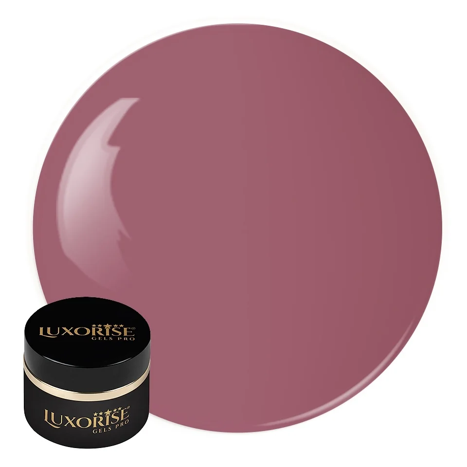 Gel UV Constructie Unghii RevoFlex LUXORISE 15ml, Cover Pink - Dark