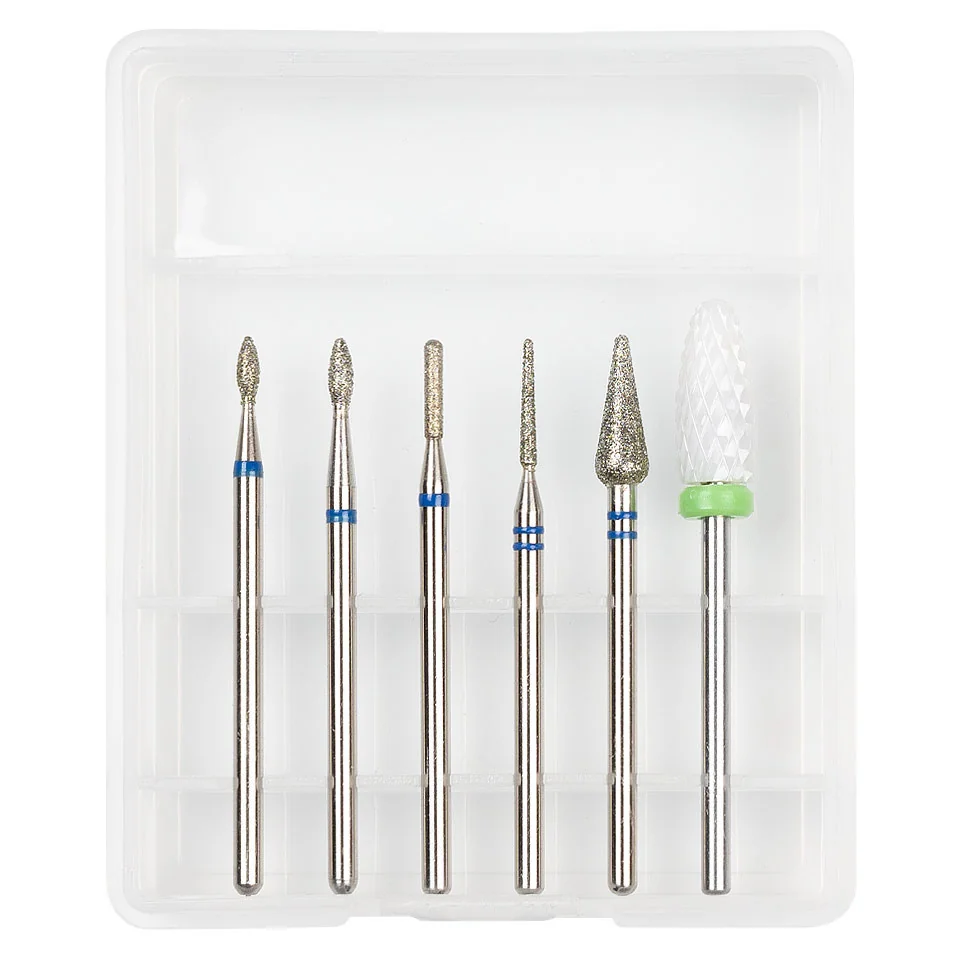 Capete Freza Unghii LUXORISE #01, set 6 buc