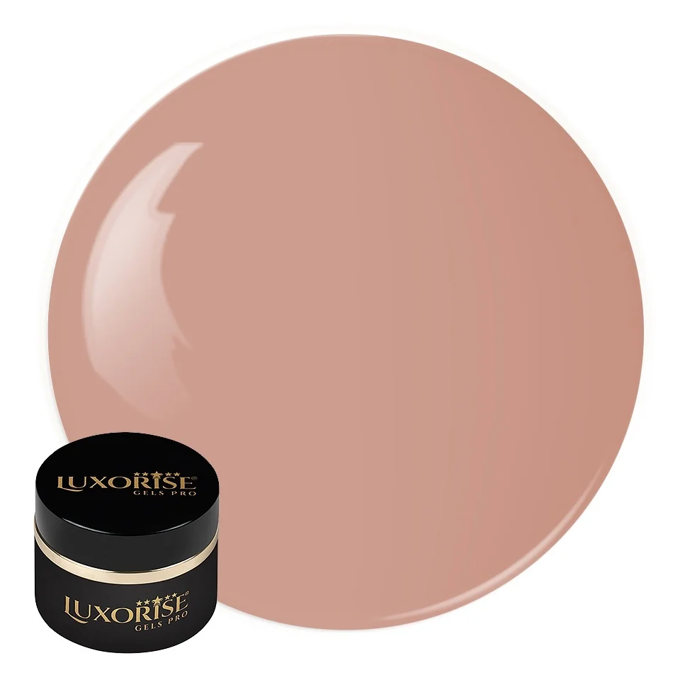 Gel UV Constructie Unghii RevoFlex LUXORISE 50ml, Cover Nude - Light