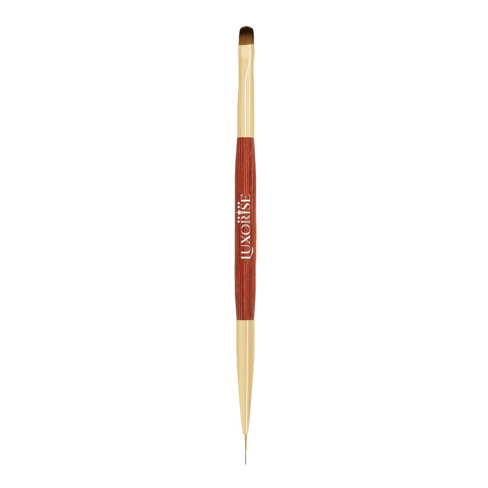 Pensula Unghii Dubla pentru Constructie Gel &amp; Pictura LUXORISE #03