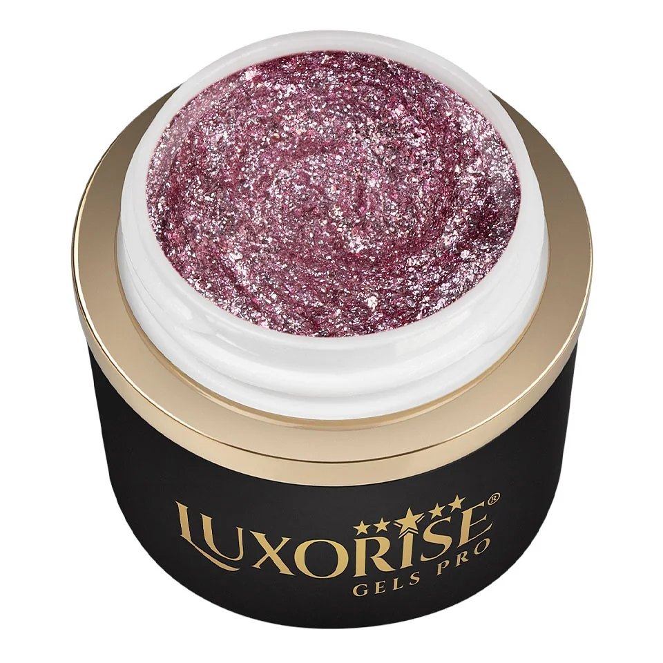 Gel Design 3D LUXORISE - Royal Glitz, Pink Steel 5ml