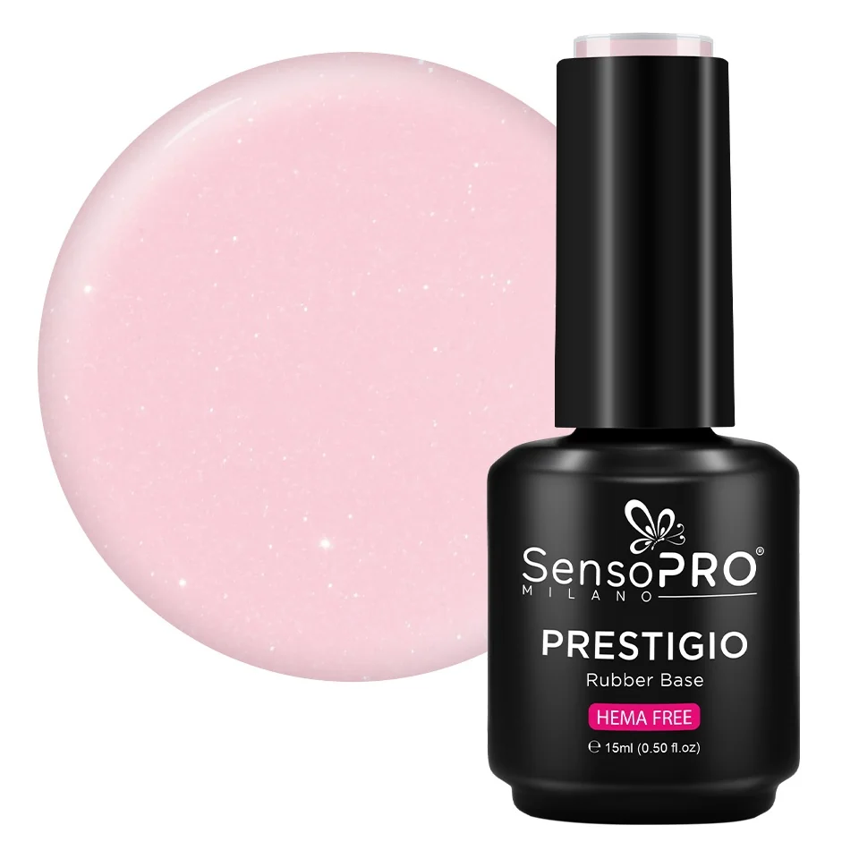 Rubber Base PRESTIGIO SensoPRO Milano - Pink Parfait 15ml