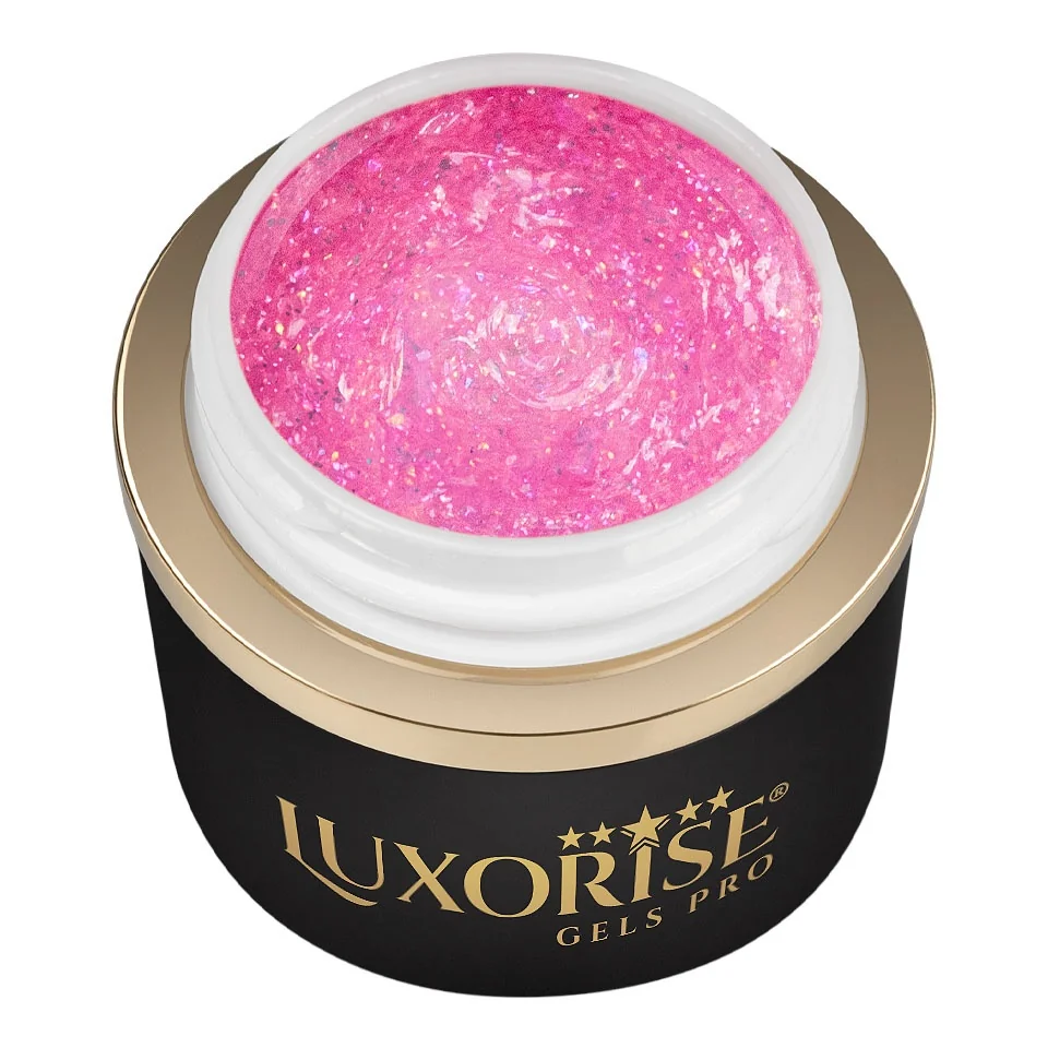 Gel Design 3D LUXORISE - Royal Glitz, Purple Aurora 5ml