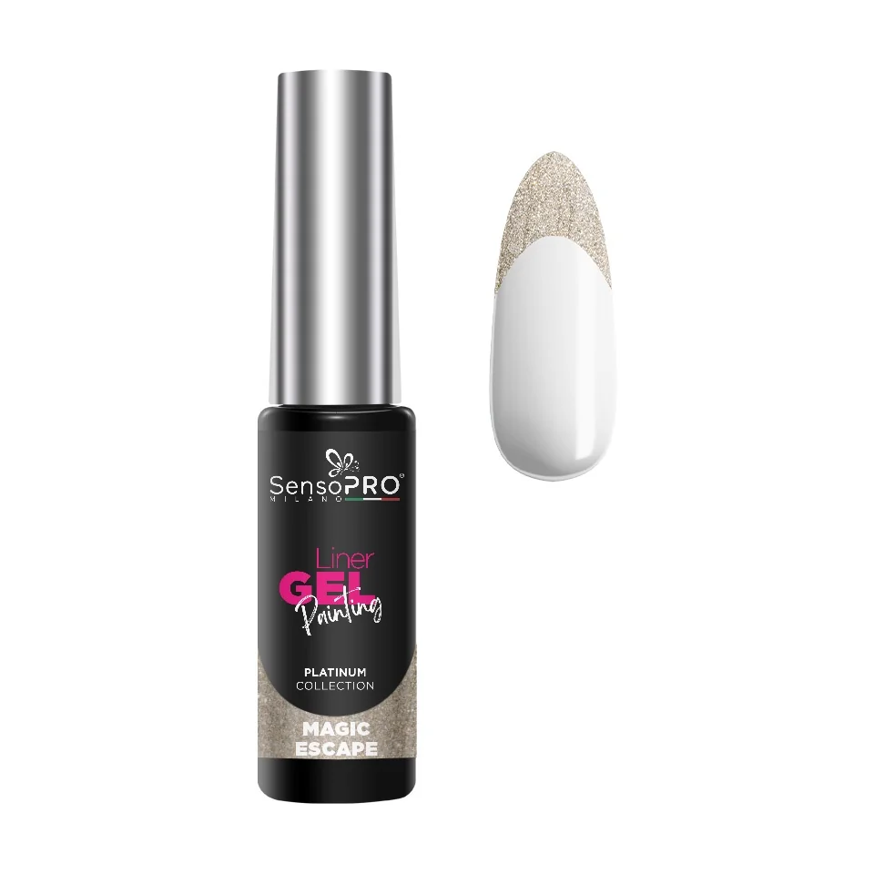 Liner Gel UV Pictura Unghii SensoPRO Milano Platinum - Magic Escape 8ml