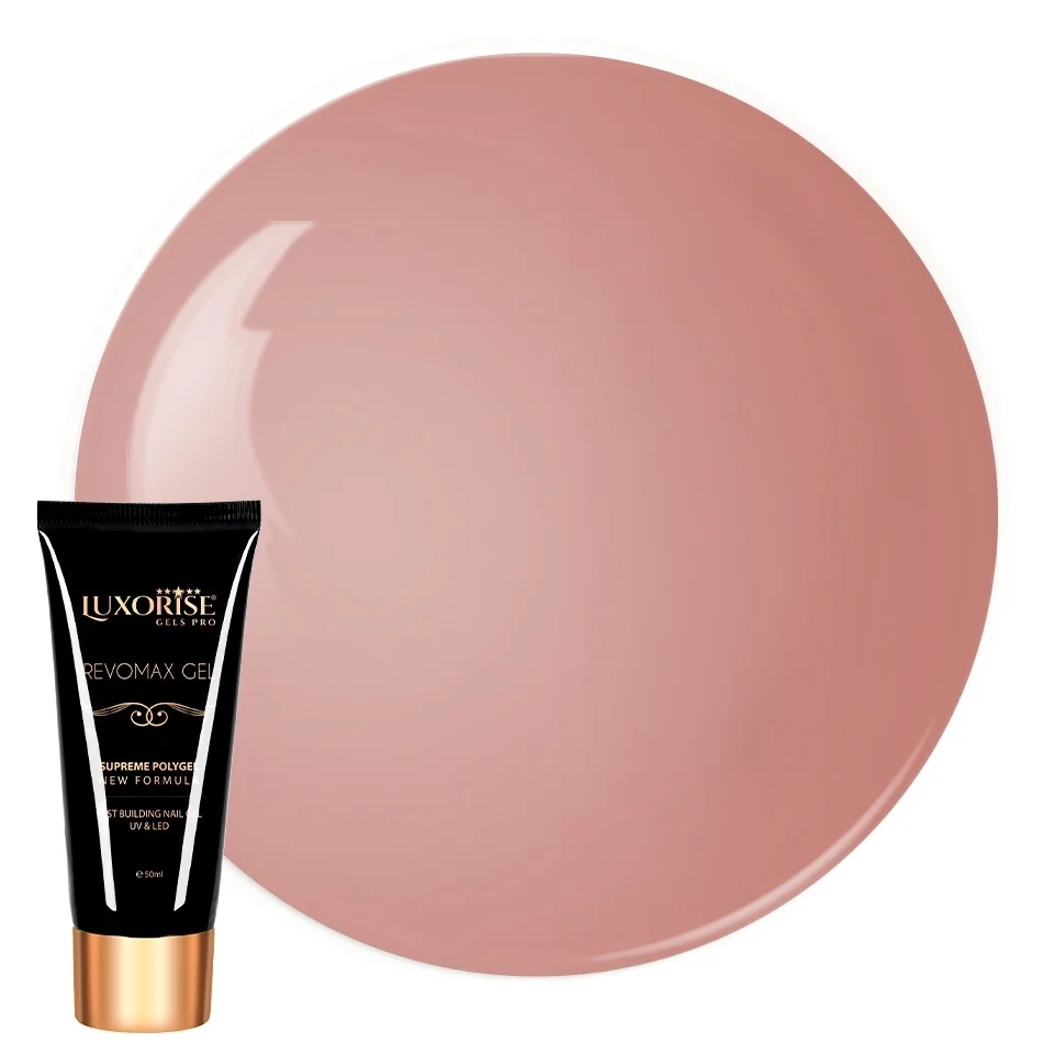 Polygel REVOMAX GEL LUXORISE Elegant Nude, 50ml