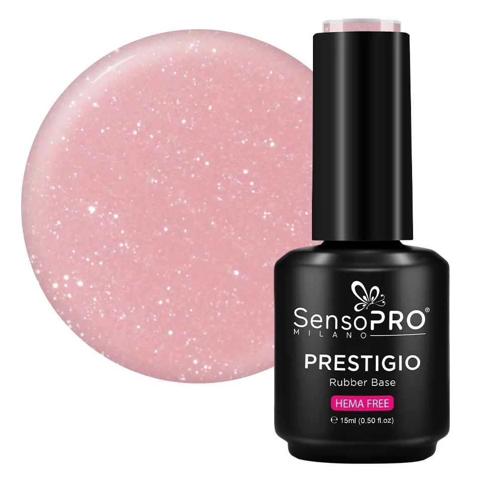 Rubber Base PRESTIGIO SensoPRO Milano - Rose Macaron 15ml