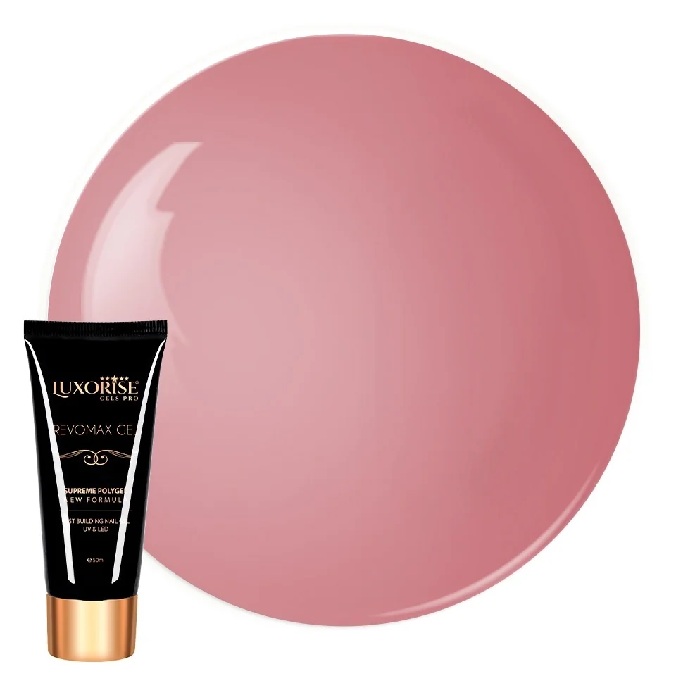 Polygel REVOMAX GEL LUXORISE Peachy Pink, 50ml
