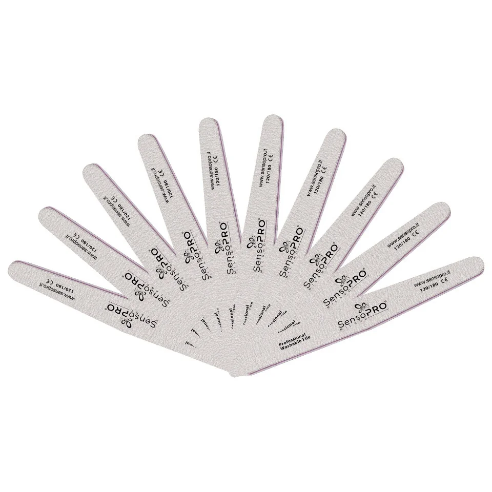Set 10 Pile Unghii Picatura granulatia 120/180 - SensoPRO Milano