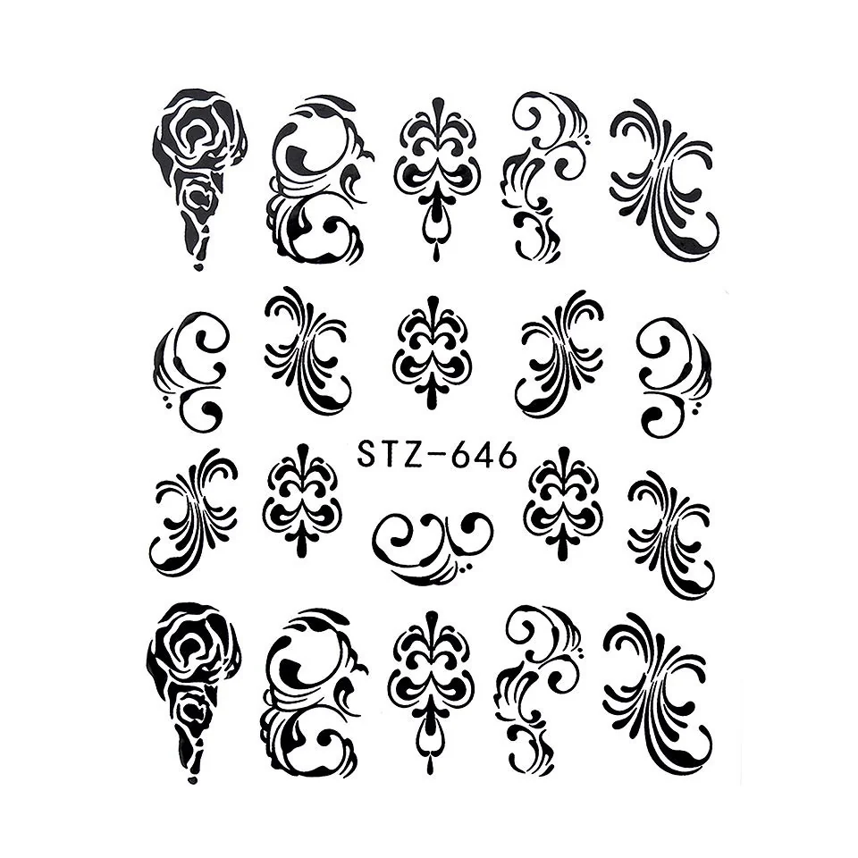 Tatuaj Unghii LUXORISE Simple Art Glam, STZ-646