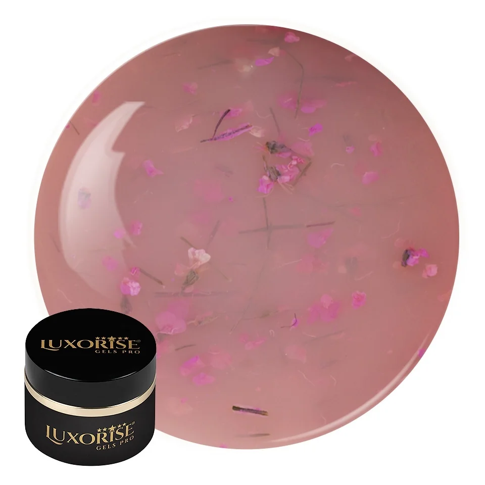Gel UV Constructie Unghii RevoFlex Floral LUXORISE 15ml, Soft Magnolia