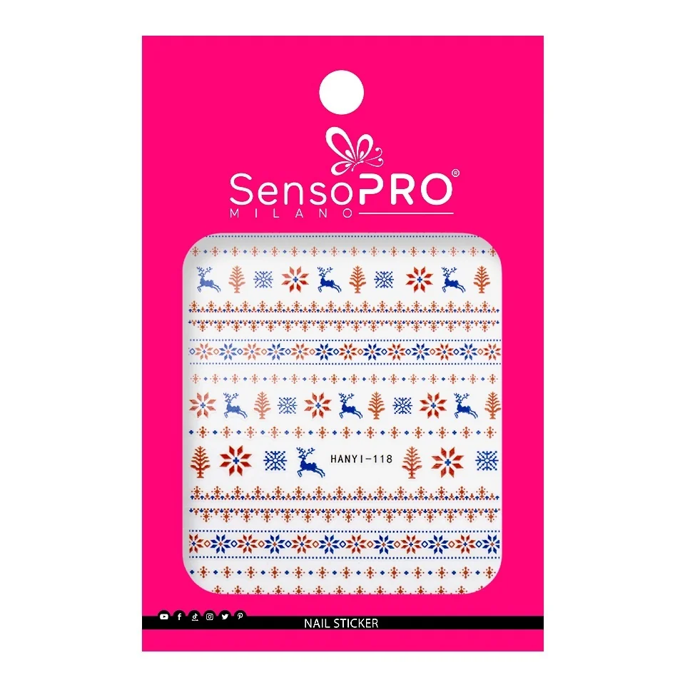 Abtibild Unghii SensoPRO Milano - Reindeer Magic