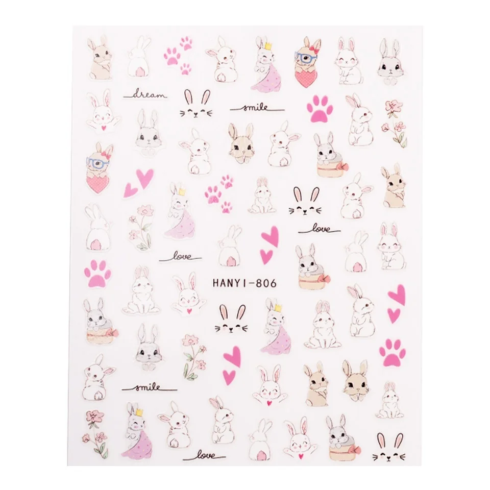 Abtibild Unghii SensoPRO Milano - Bunny Kisses