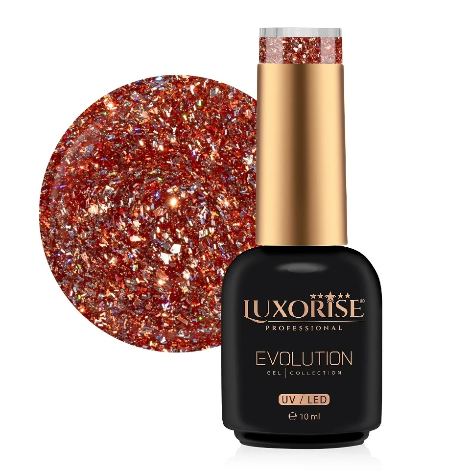 Oja Semipermanenta LUXORISE Evolution, Moonlight Mirage - Cherry Enigma 10ml