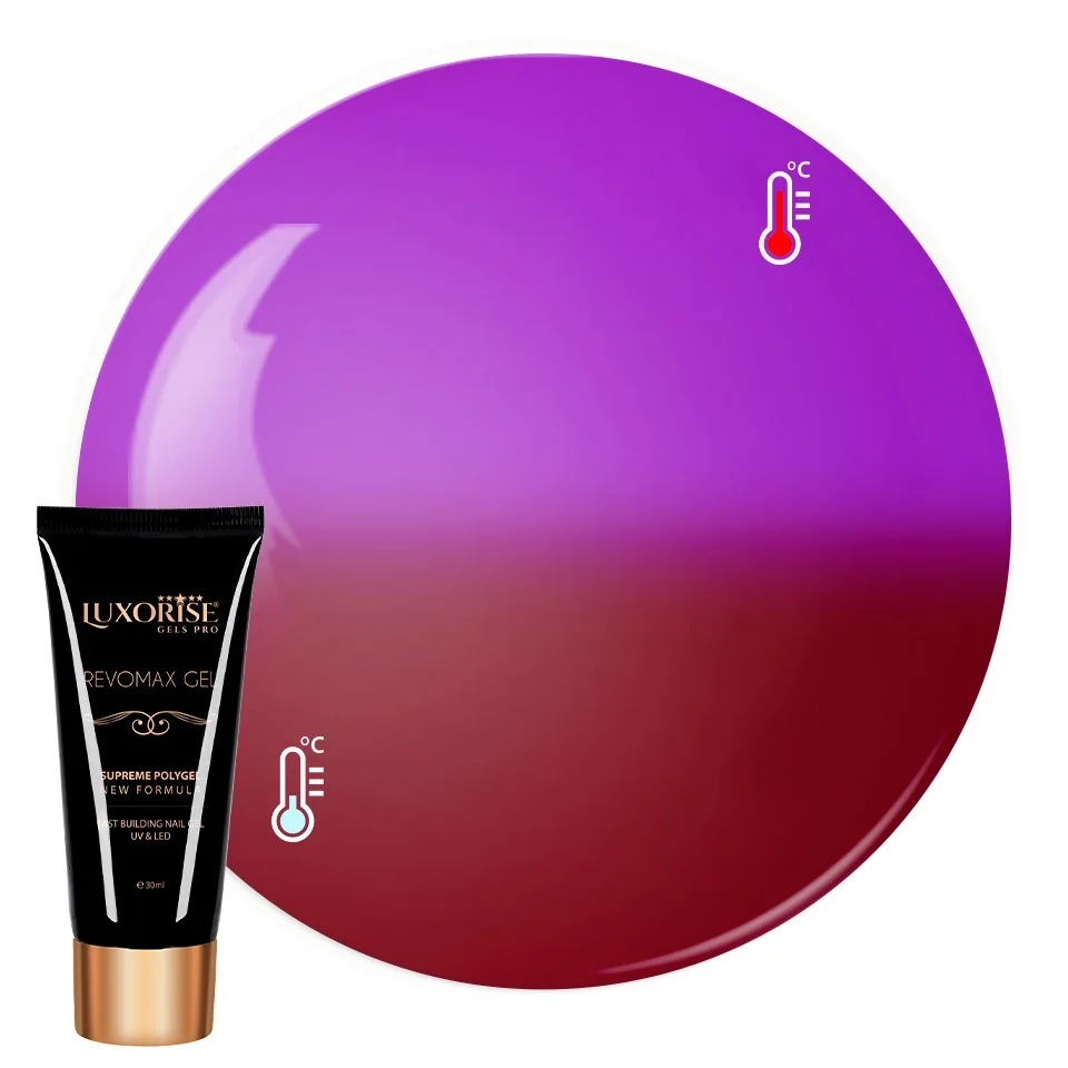 Polygel Thermo REVOMAX GEL LUXORISE Dreamy Petals, 30ml