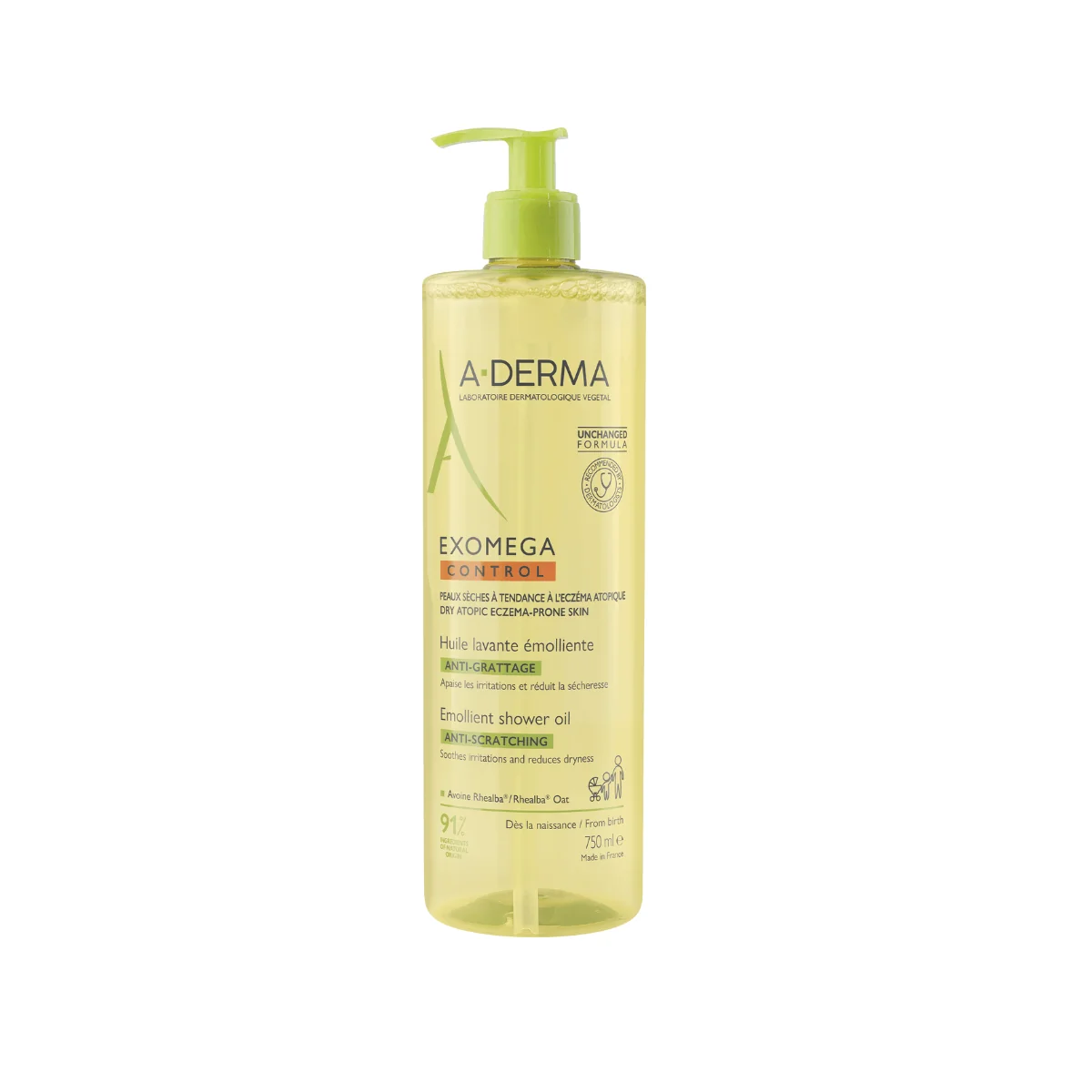 A-Derma Exomega Control Ulei de dus 750 ml