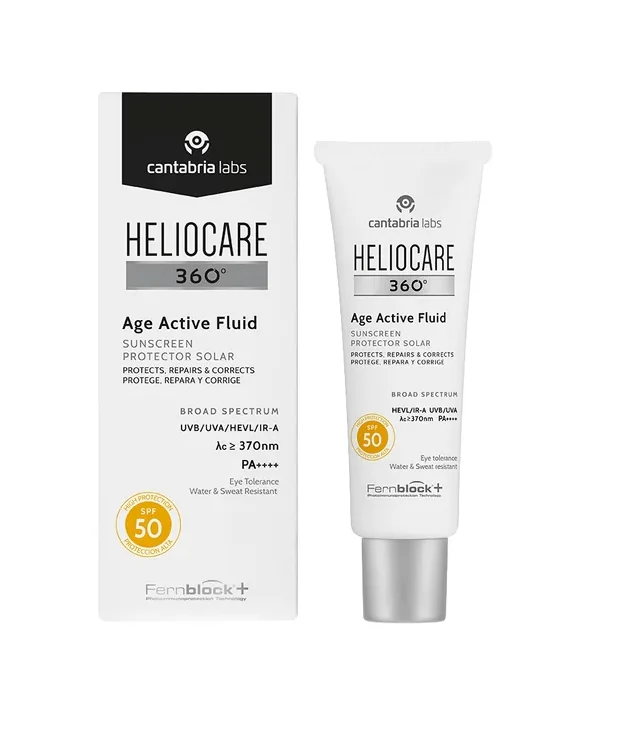 Heliocare 360 Age Active Fluid pentru fata SPF50 50 ml