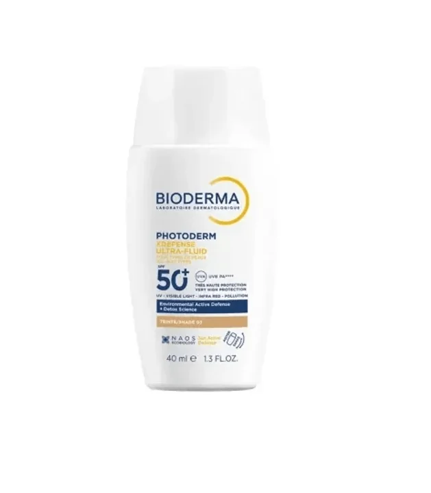 Bioderma Photoderm XDefense Ultra Fluid colorat SPF50+ Fototip 3 40 ml
