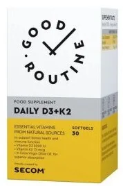 Daily D3 +K2 Good Routine 30 capsule Secom