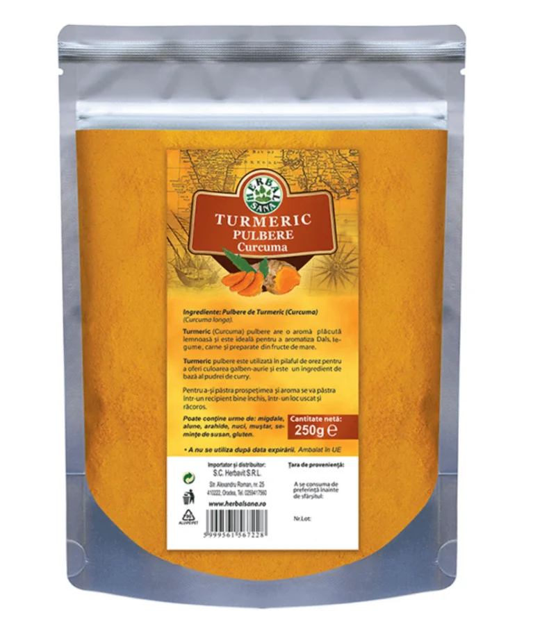 Turmeric (Curcuma)  pulbere 250 g