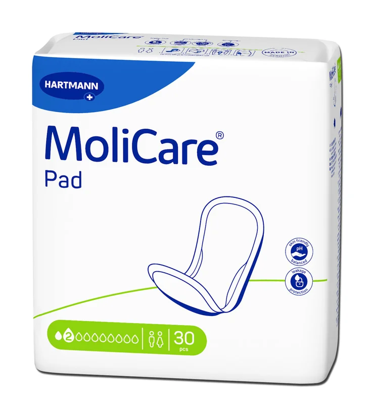 Hartmann Molicare pad 2 picaturi tampoane absorbante incontinenta 30 buc