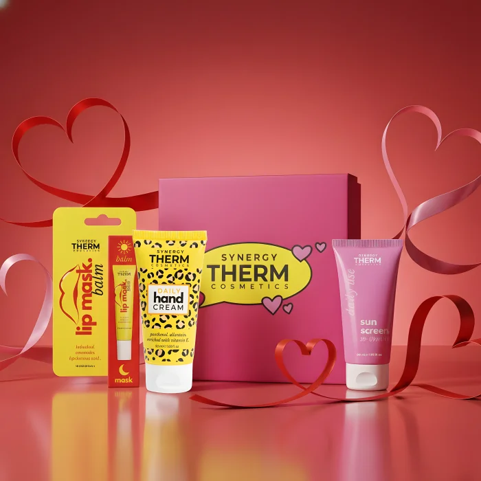 Synergy Therm set cadou : Masca Buze +Crema Sun screen +Crema maini