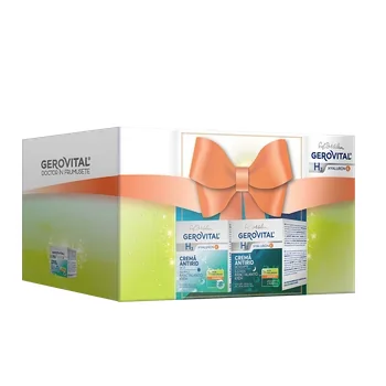 Gerovital H3 HyaluronC caseta 44600 (Crema antirid zi 50ml + Crema antirid noapte 50ml) 1 pach. Farmec