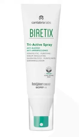 Biretix Tri-Active anti-imperfectiuni tendinta acneica spray  100ML tub Cantaria Labs