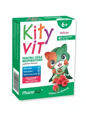 Kitvyt cai respiratorii aroma de zmeura  40 tb. mast. Pharm A-Z