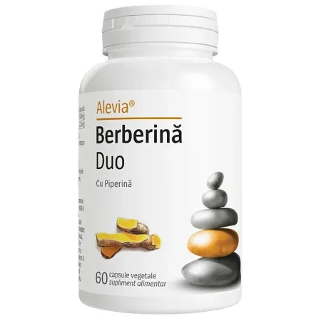 Alevia berberina duo cu piperina 60 caps.veg Alevia