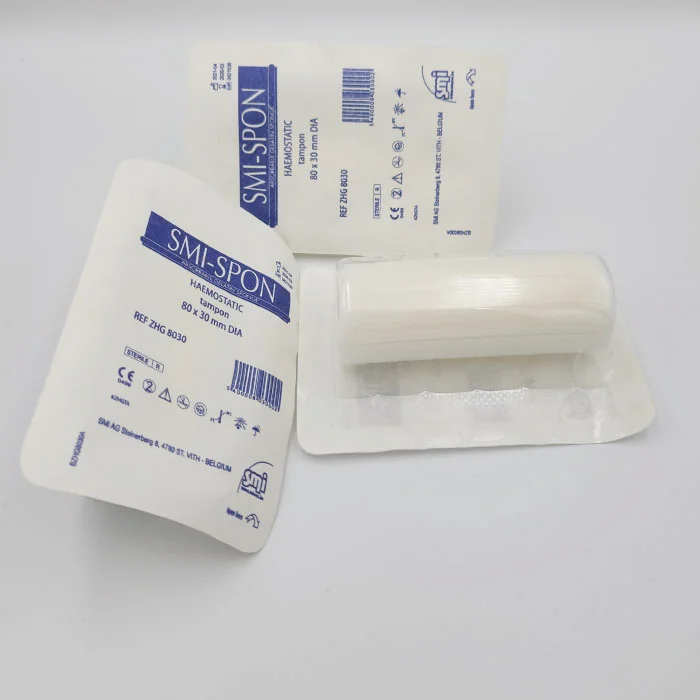 Smi - spon burete hemostatic tampon 80X30mm 1 buc Smi Ag