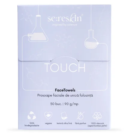 Se:Reskin Touch Face Towels – Prosoape faciale de unică folosință 50 bucati