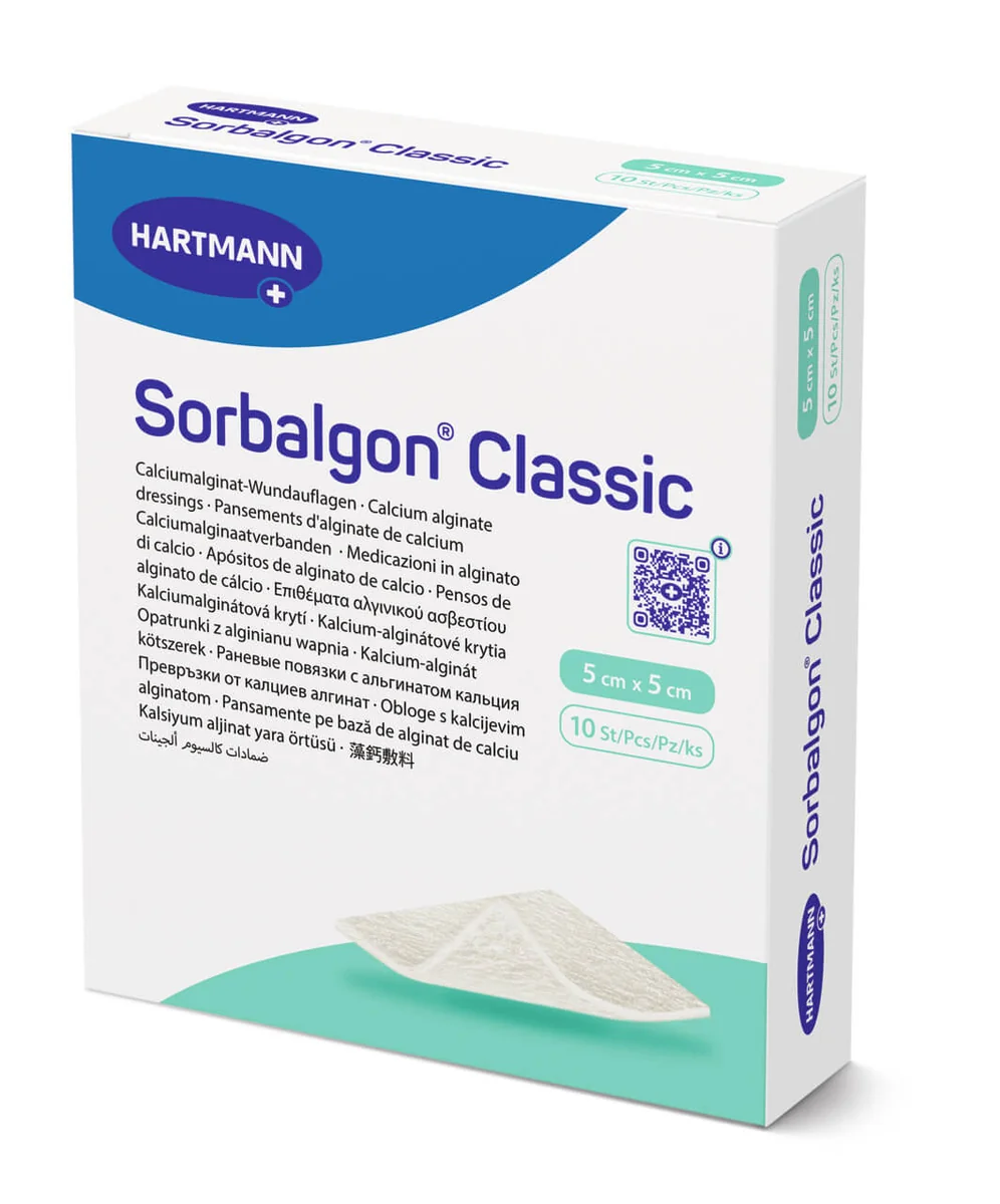 Hartmann Sorbalgon Compresa sterila 5 cm x 5 cm 10 bucati