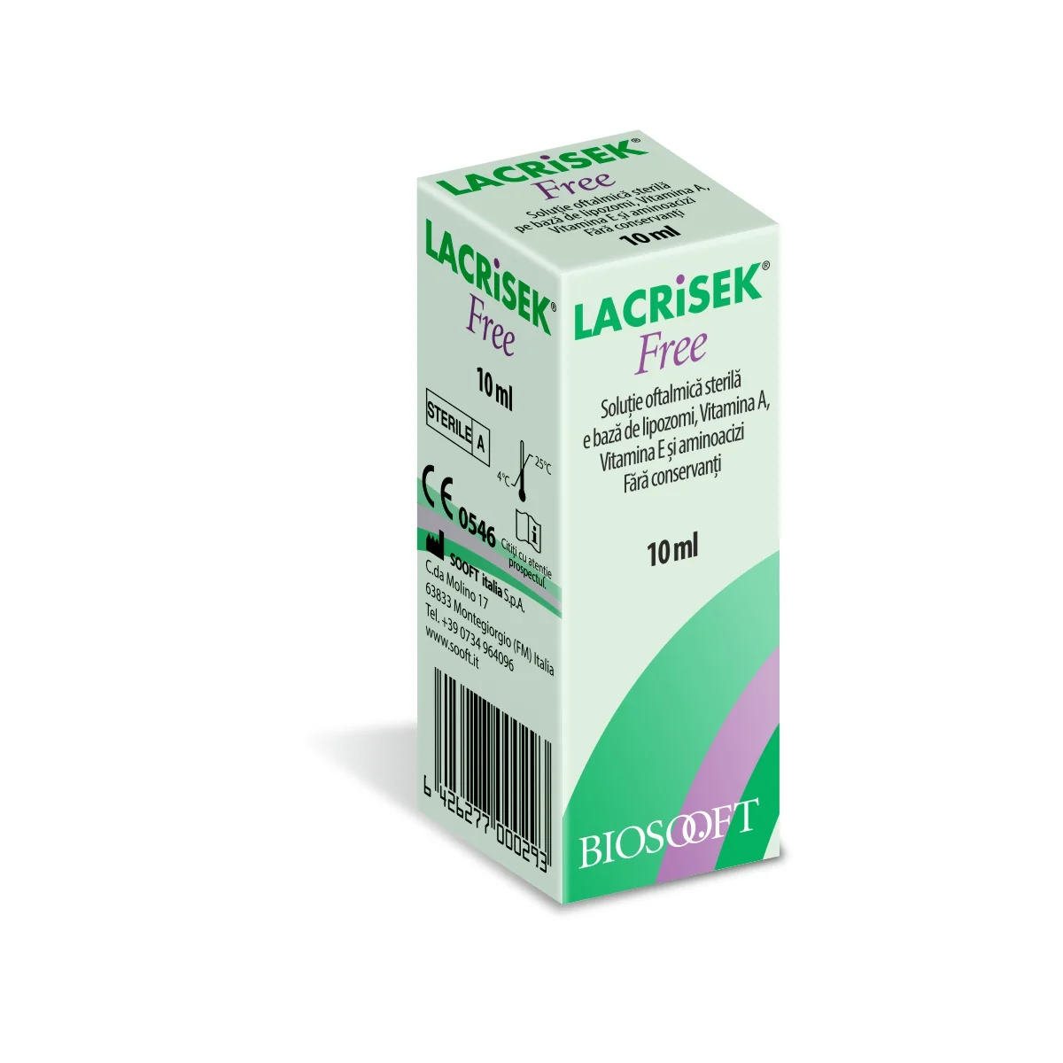 Lacrisek Free Solutie oftalmica 10ml